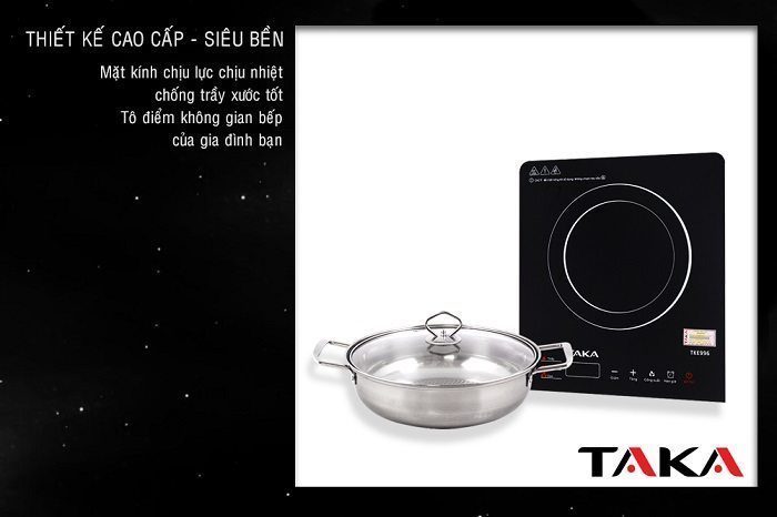 Bếp điện từ Taka TKE996 - Hàng chính hãng