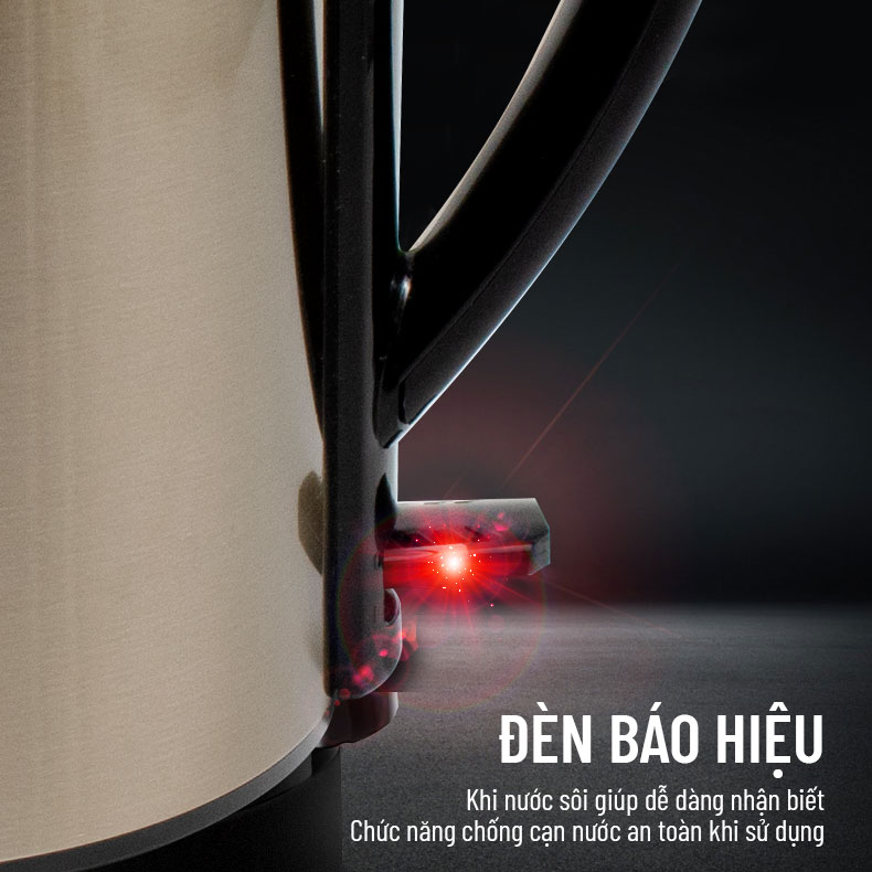 Ấm đun siêu tốc 2 lớp Nagakawa NAG0315 - Hàng chính hãng