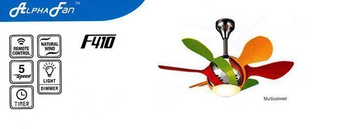 Quạt trần trang trí AlphaFan F410 - Hàng chính hãng