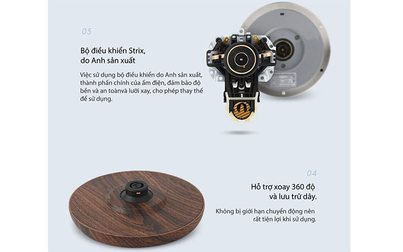 Ấm điện siêu tốc Lacuzin LCZ1802 - Hàng chính hãng