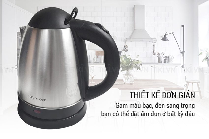 Ấm đun siêu tốc Lock&Lock EJK228BLK - Hàng chính hãng