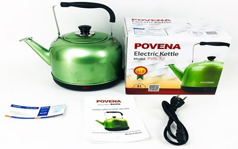 Ấm đun nước điện Povena PVN-52 - Hàng chính hãng