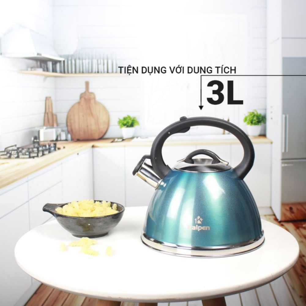 Ấm đun nước Inox 5 lớp đáy Kalpen KK03  - Hàng chính hãng