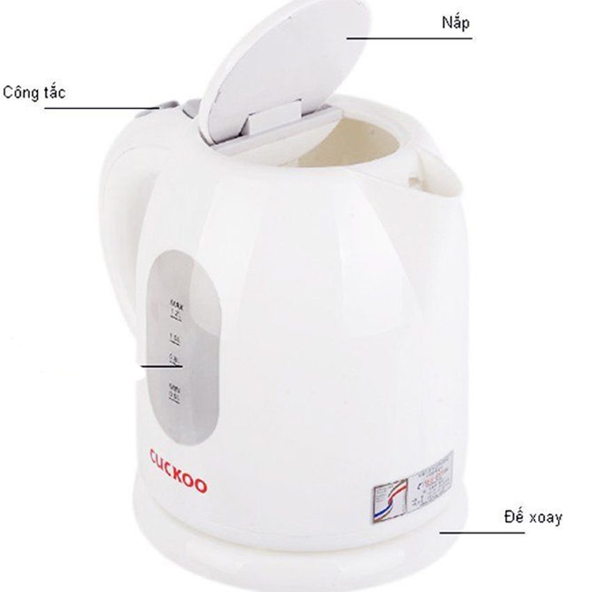 Ấm đun nước siêu tốc 1,2 lít Cuckoo CK-121 - Hàng chính hãng