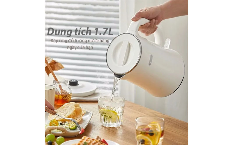 Ấm đun nước siêu tốc Bear ZDH-D17K2 - Hàng chính hãng
