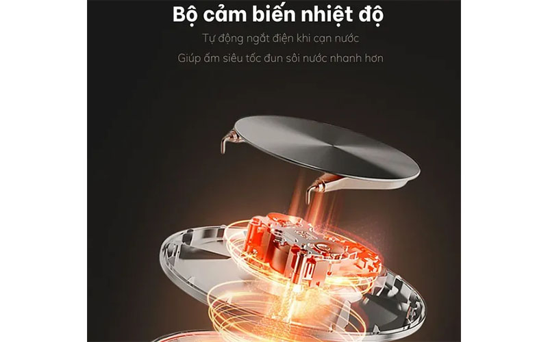 Ấm đun nước siêu tốc Bear ZDH-D17K2 - Hàng chính hãng