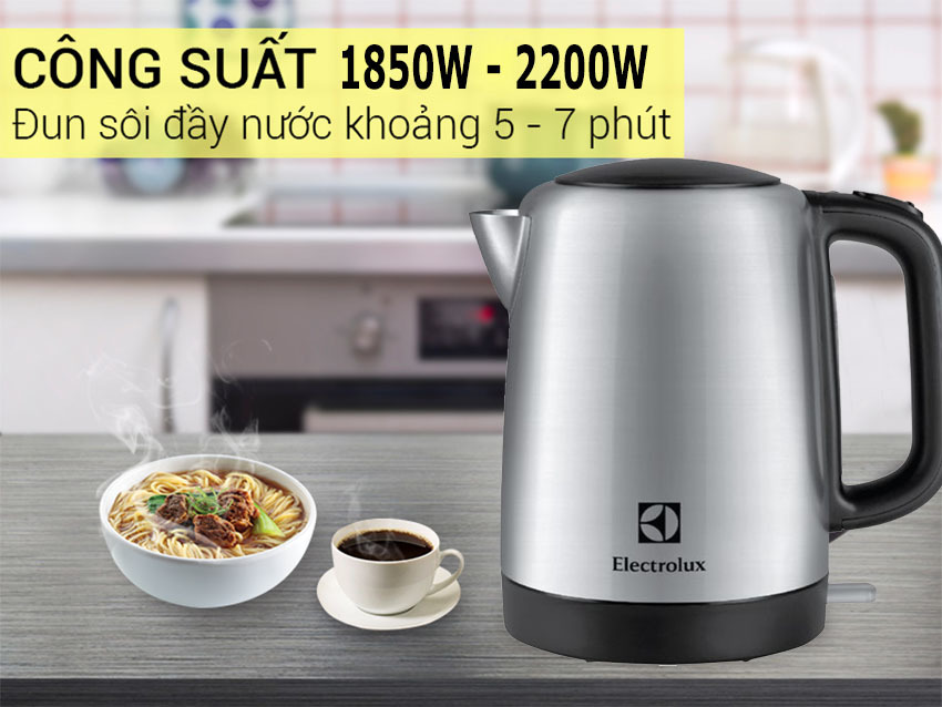 Ấm đun nước siêu tốc Electrolux EEK1505S - Hàng chính hãng
