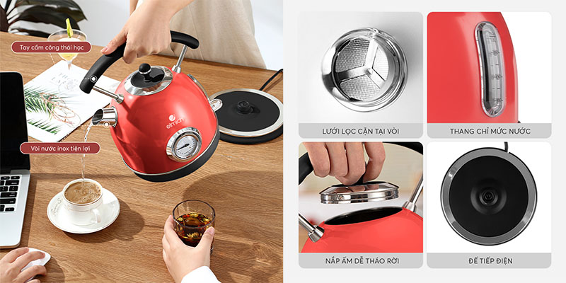 Ấm đun nước siêu tốc Elmich KEE-1776 - Hàng chính hãng