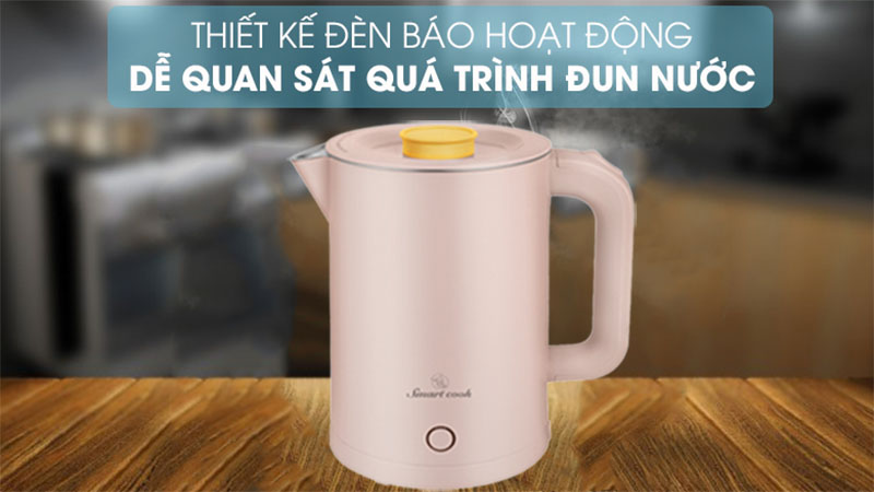Đèn LED báo của Ấm đun nước siêu tốc Elmich Smartcook KES-3857P/G/W