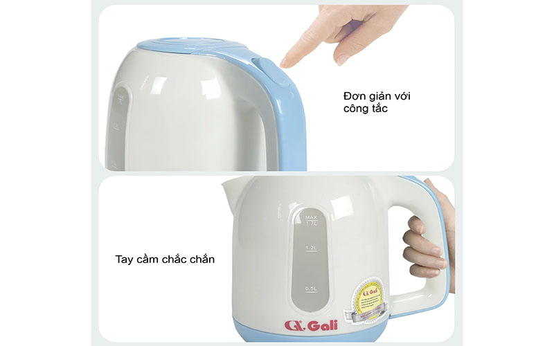 Thiết kế của Ấm đun nước siêu tốc Gali GL-0017M