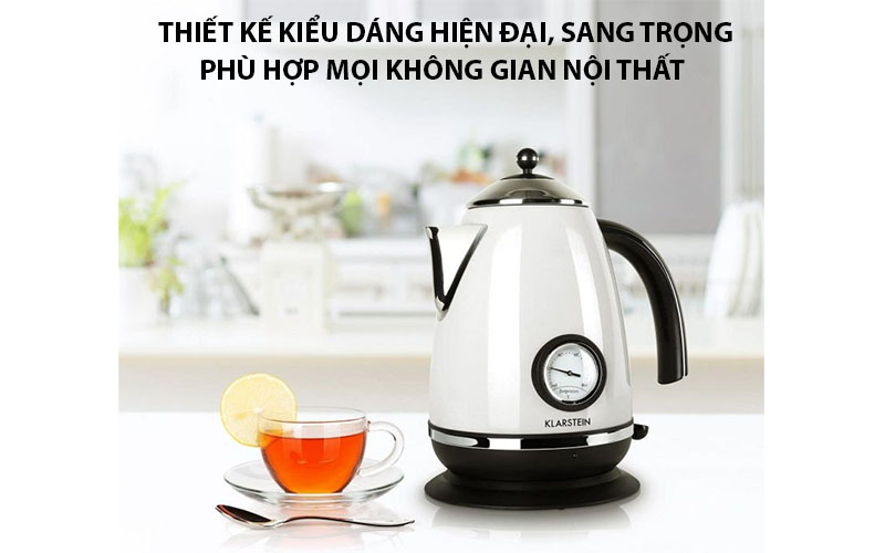 Thiết kế của Ấm đun nước siêu tốc Klarstein AquaVita Chalet