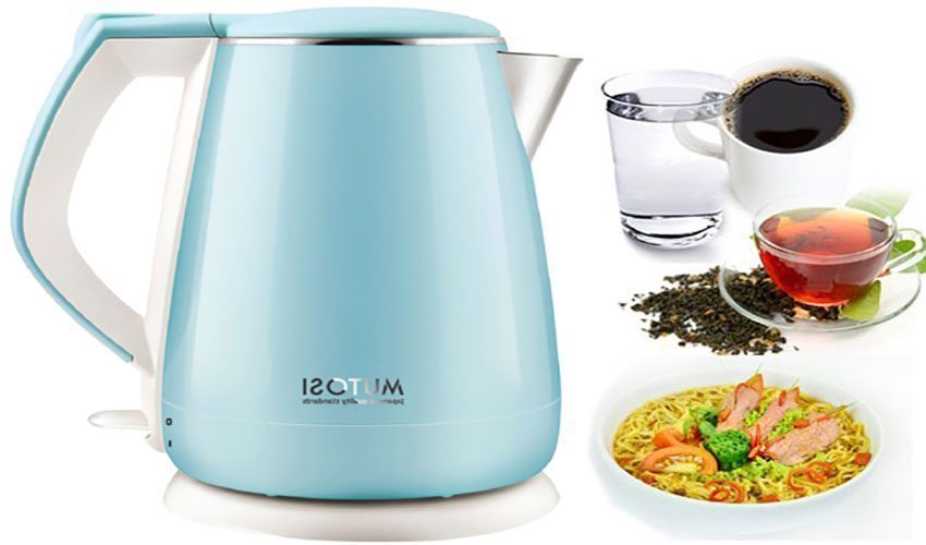 Ấm đun nước siêu tốc Mutosi MK-18 - Hàng chính hãng
