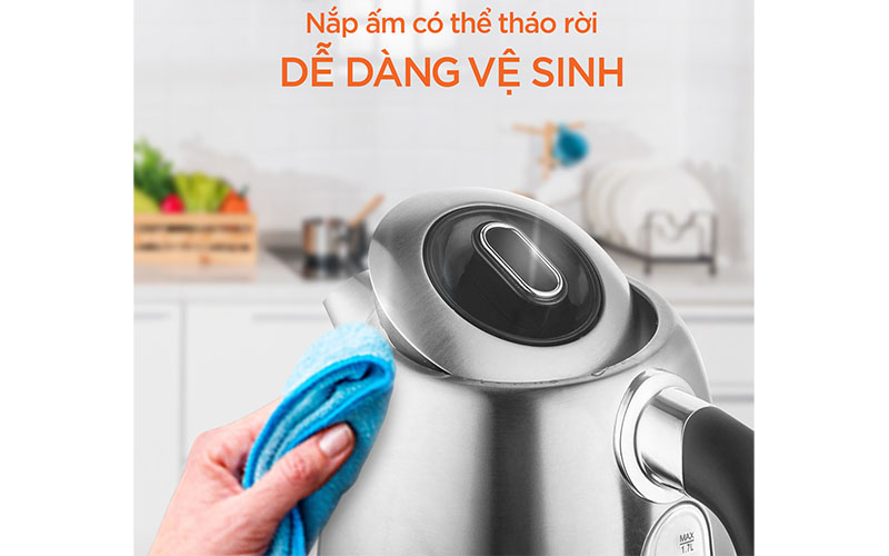 Thiết kế nắp của Ấm đun nước siêu tốc Unie UEK1761S