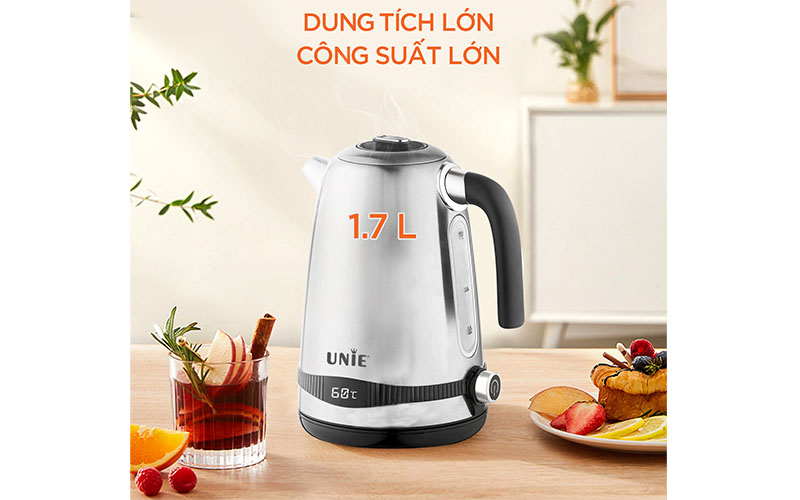 Dung tích và công suất của Ấm đun nước siêu tốc Unie UEK1761S