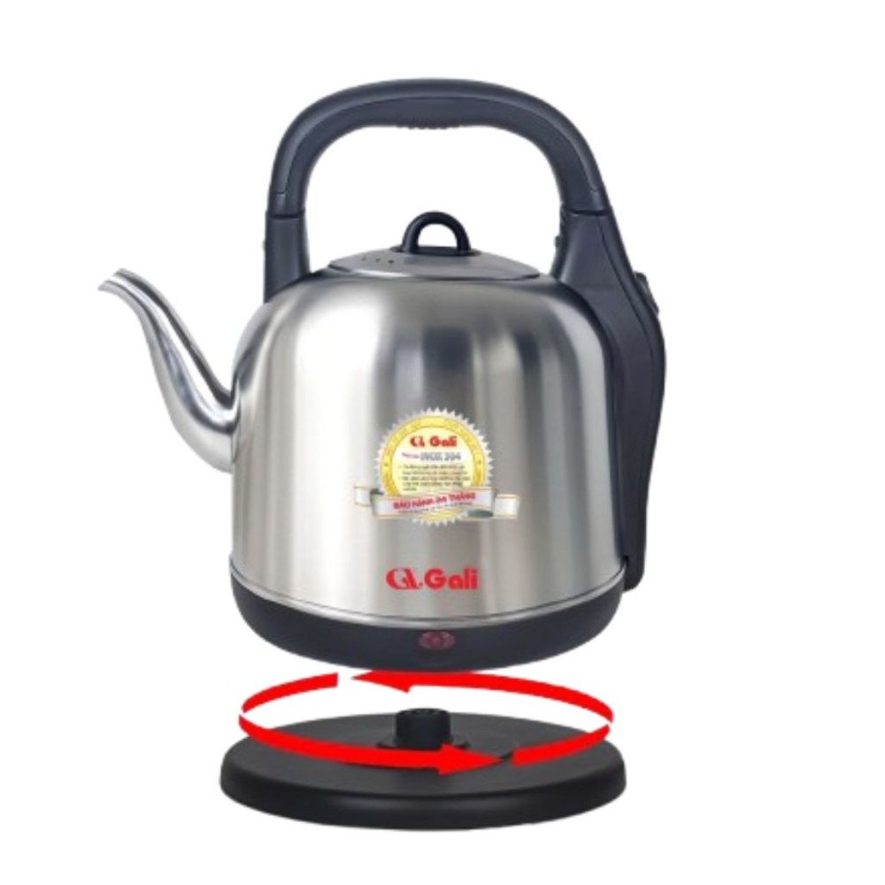 Phần đế bên dưới được thiết kế tách riêng biệt với thân ấm, thuận tiện cho việc di chuyển