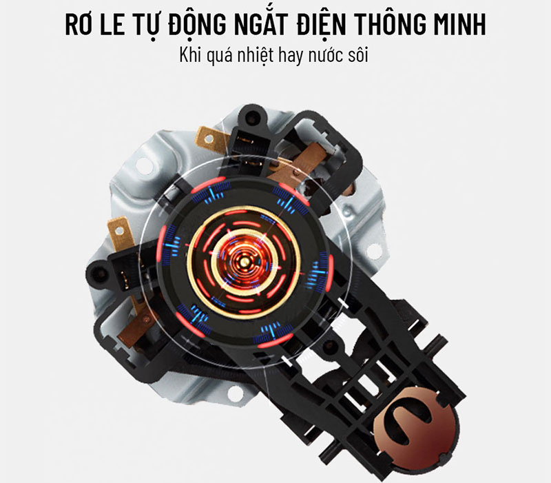 Ấm đun siêu tốc 2 lớp Nagakawa NAG0315 - Hàng chính hãng