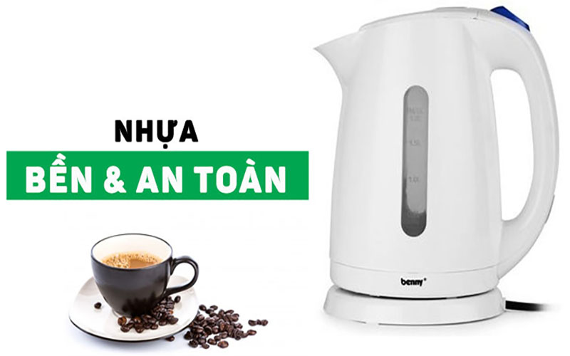 Chất liệu của Ấm đun siêu tốc Benny BJ-18