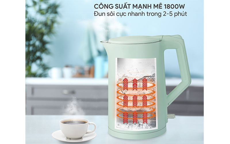 Ấm đun siêu tốc BlueStone KTB-3456 - Hàng chính hãng