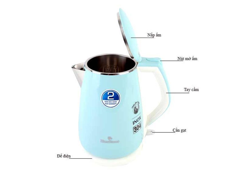 Chi tiết của ấm đun siêu tốc Bluestone KTB-3351