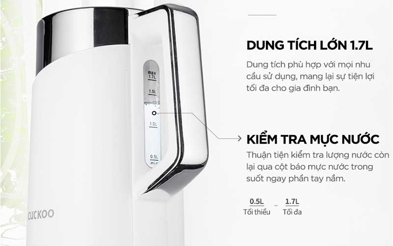 Ấm đun siêu tốc Cuckoo CK-A170T - Hàng chính hãng
