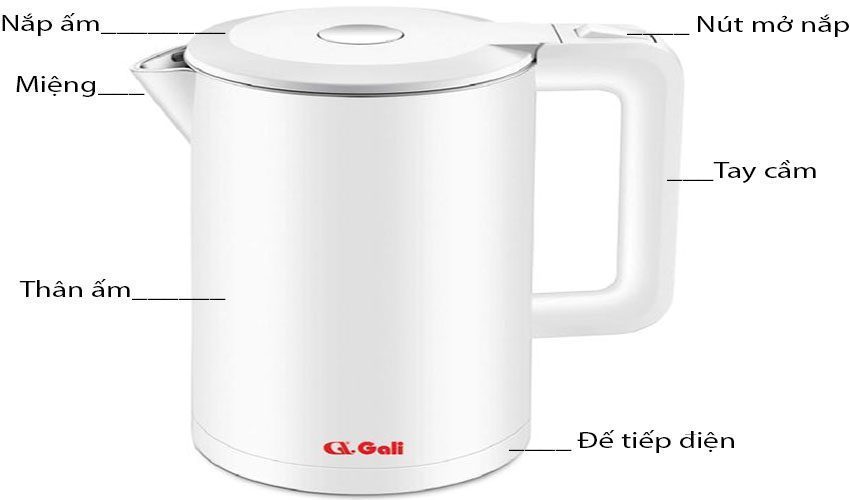 Ấm siêu tốc Gali GL-0018N - Hàng chính hãng