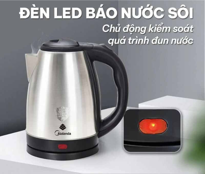 Ấm đun siêu tốc Malanda LK-1318 - Hàng chính hãng