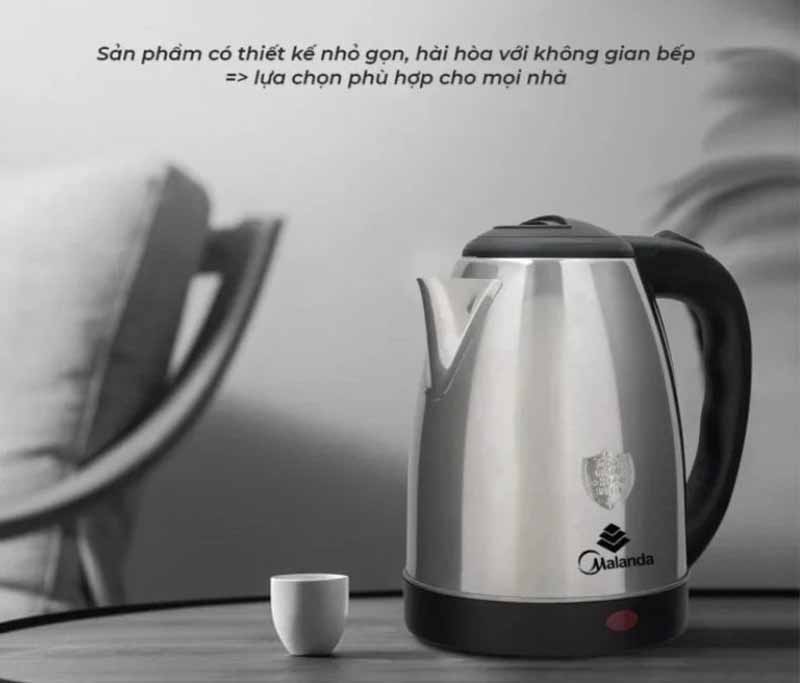 Ấm đun siêu tốc Malanda LK-1318 - Hàng chính hãng