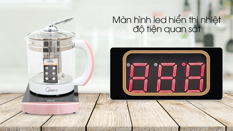 Ấm đun nước siêu tốc Midea MK-17HC - Hàng chính hãng