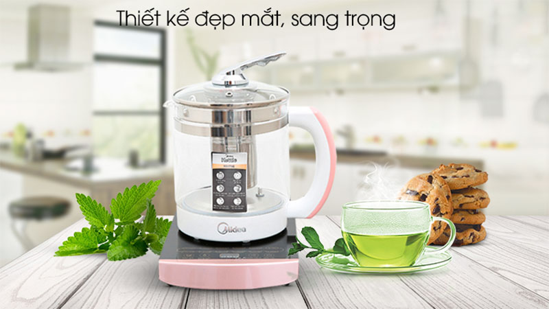 Ấm đun nước siêu tốc Midea MK-17HC - Hàng chính hãng