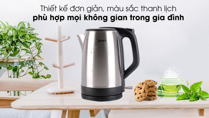 Thiết kế của Ấm đun siêu tốc Midea MK-17SF