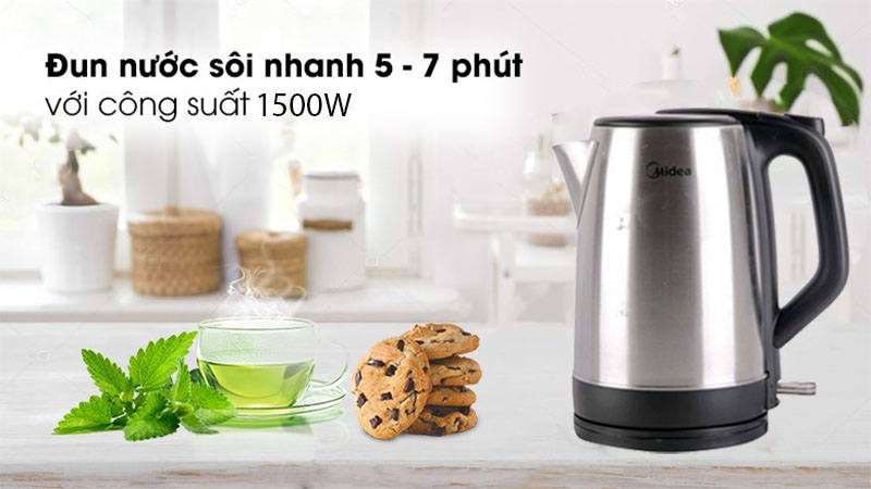 Công suất của Ấm đun siêu tốc Midea MK-17SF