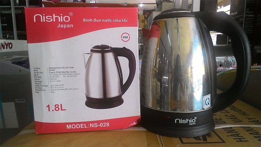 Ấm đun siêu tốc Nishio NS-028 - Hàng chính hãng