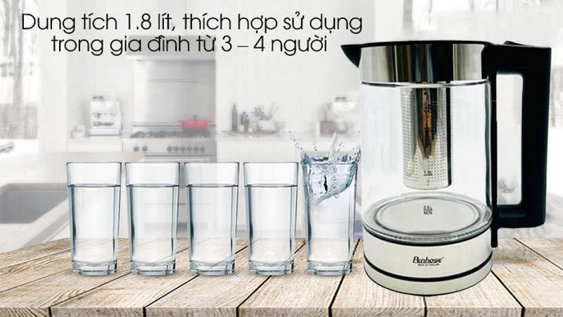 Ấm đun siêu tốc Penhose PH-756 - Hàng chính hãng