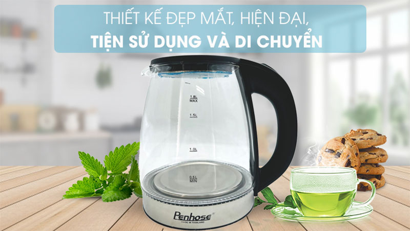 Ấm đun siêu tốc Penhose PH-757 - Hàng chính hãng