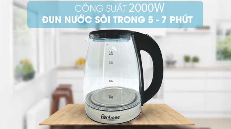Ấm đun siêu tốc Penhose PH-757 - Hàng chính hãng