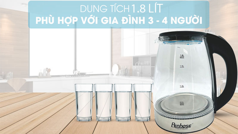 Ấm đun siêu tốc Penhose PH-757 - Hàng chính hãng