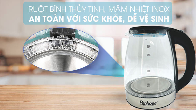 Ấm đun siêu tốc Penhose PH-757 - Hàng chính hãng