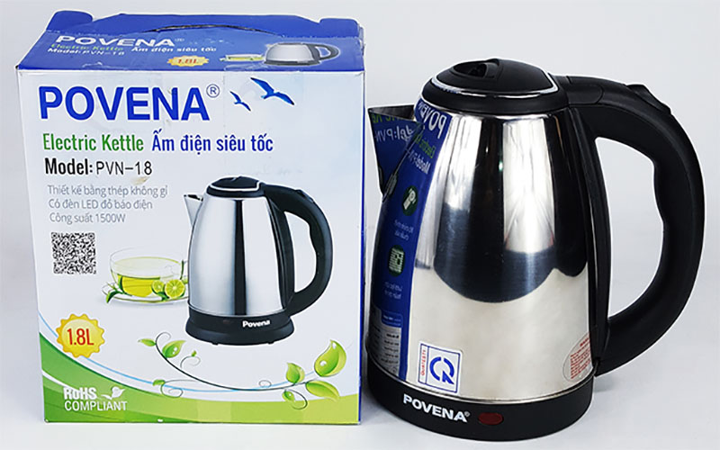 Ấm đun siêu tốc Povena PVN-18 - Hàng chính hãng