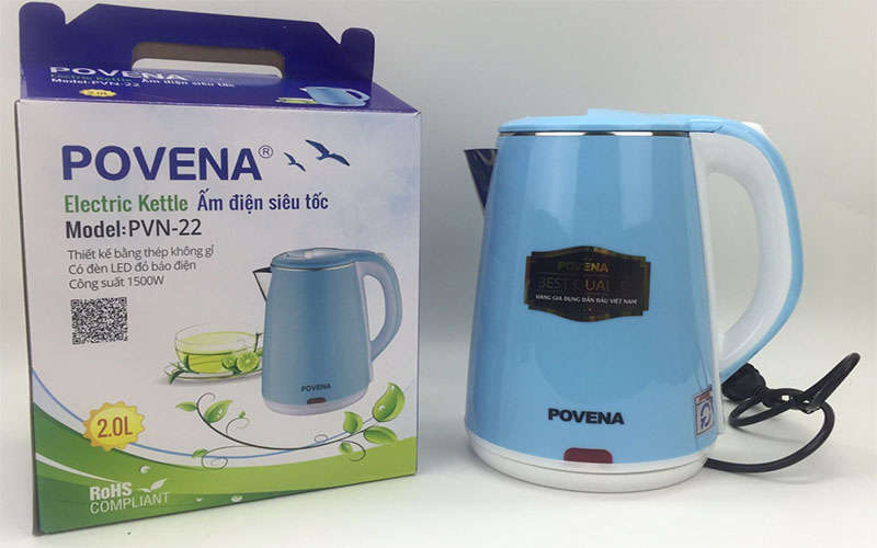 Ấm đun siêu tốc Povena PVN-22