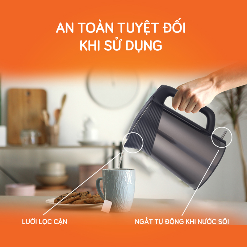 Ấm đun nước siêu tốc Unie UE-302 - Hàng chính hãng