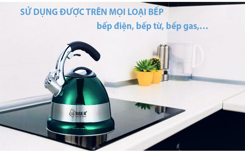 Ấm đun từ Arber AB03NB - Hàng chính hãng