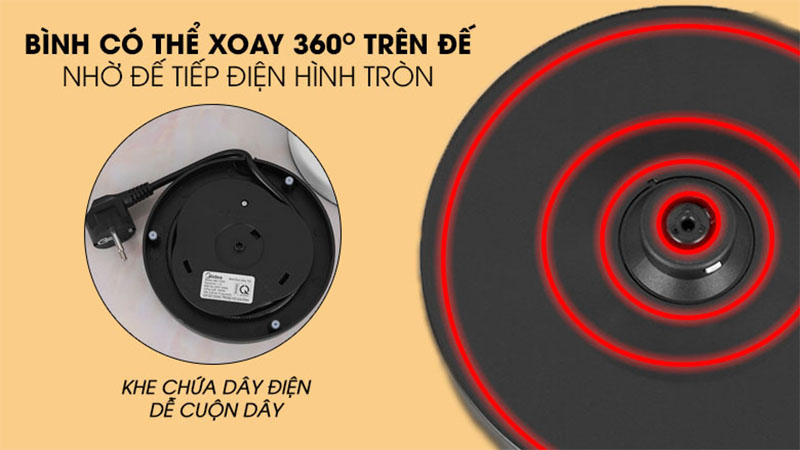 Ấm siêu tốc Komi KM-301 - Hàng chính hãng