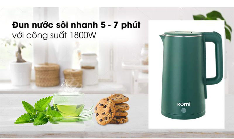 Ấm siêu tốc Komi KM-303 - Hàng chính hãng