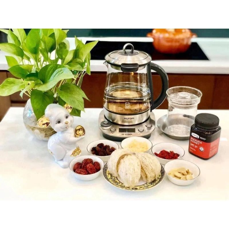Ấm pha trà, chưng yến Hurom TM-P02FSS - Hàng chính hãng