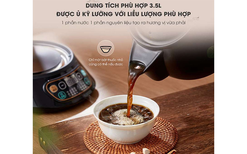 Ấm sắc thuốc dùng điện Bear SB-AST35 - Hàng chính hãng