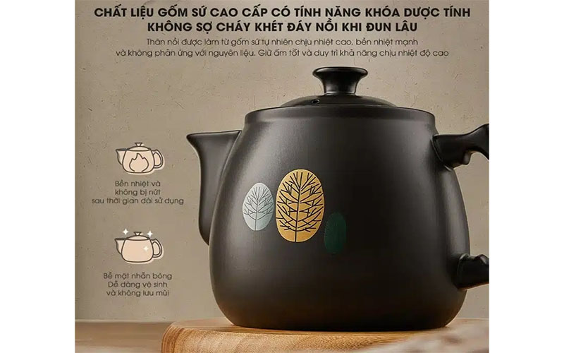 Ấm sắc thuốc dùng điện Bear SB-AST35 - Hàng chính hãng