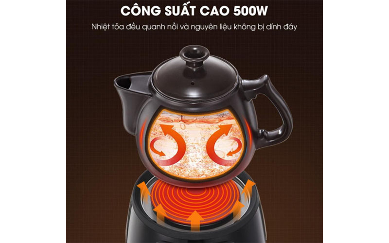 Ấm sắc thuốc dùng điện Bear SB-AST35 - Hàng chính hãng
