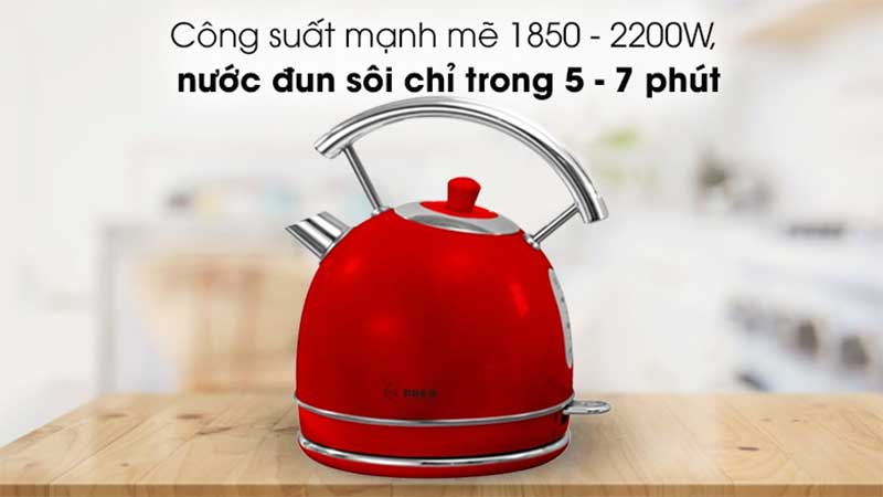 Công suất của Ấm siêu tốc Arber AST1.8B RED
