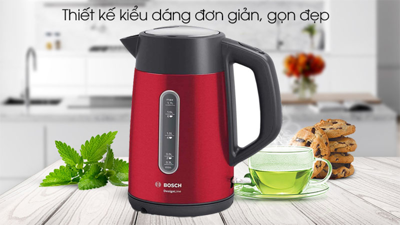 Thiết kế của Ấm siêu tốc Bosch TWK4P434