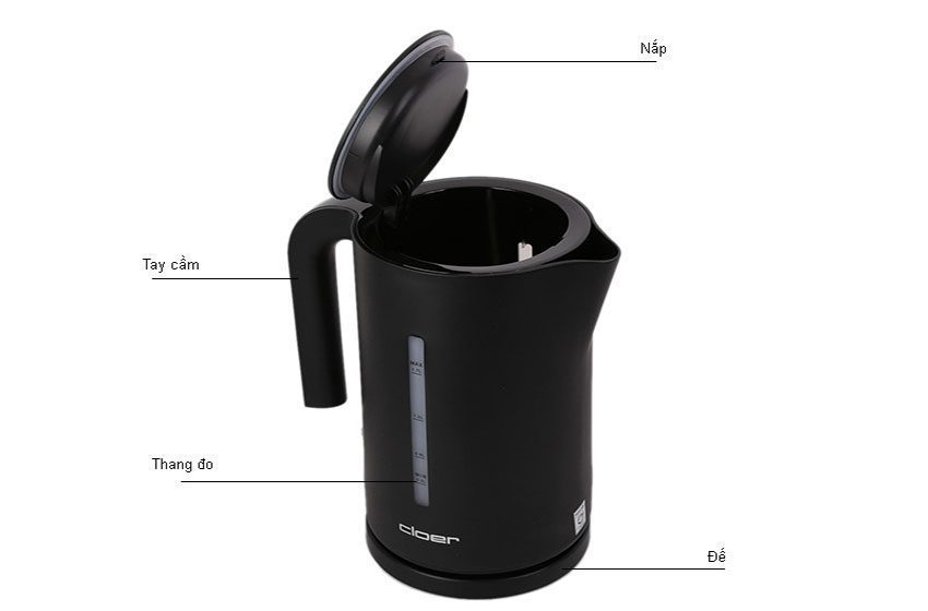 Chi tiết của ấm siêu tốc Cloer 4110